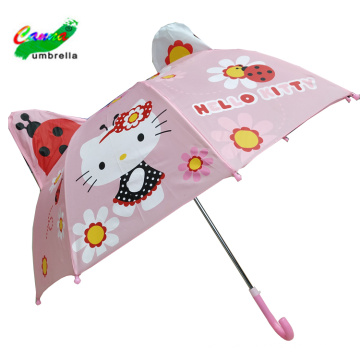 Heiße Verkäufe Kinder Kinder Tier Phantasie Einhorn Katze Regenschirm für Geschenk